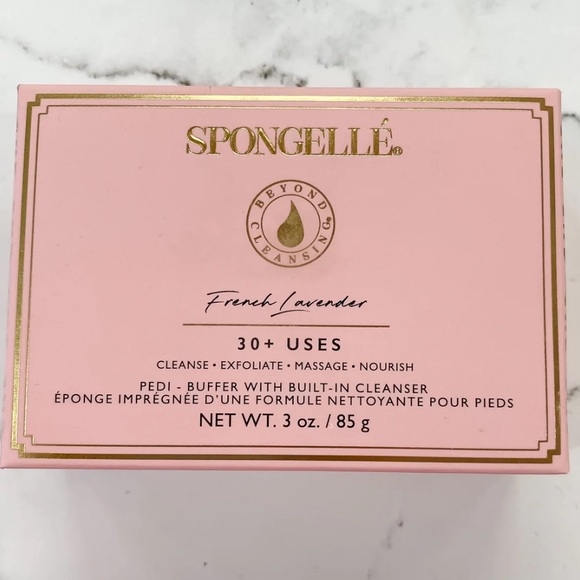 SPONGELLE FRENCH LAVENDER CLEANSING PEDI-BUFFER - Picture 2 of 5